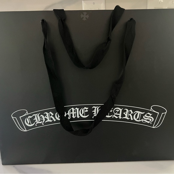 Chrome Hearts Large Black Gift Bag - Picture 5 of 9